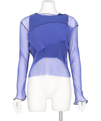 GHOST TODO TOP LONG SLEEVE +INNNER- GRAPE