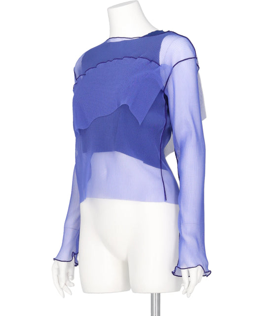 GHOST TODO TOP LONG SLEEVE +INNNER- GRAPE