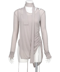 mukcyen（ムッシャン）SKIN WRAP CORE TOP