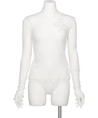 RIV NOBUHIKO(リブ ノブヒコ) CELIA EMBROIDERY TOP