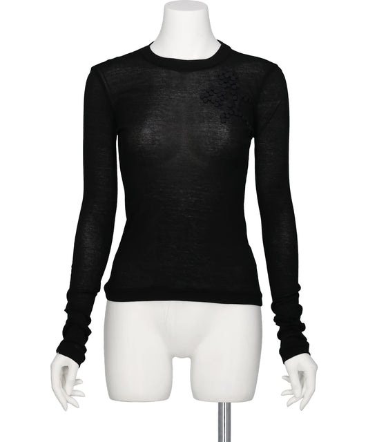 RIV NOBUHIKO(リブ ノブヒコ)CELIA EMBROIDERY TOP