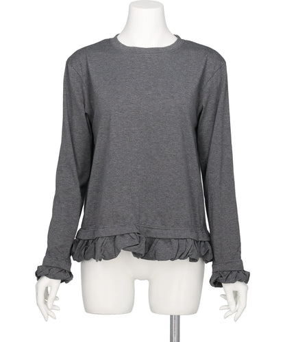 pillings(ピリングス)PS26AW-300 CUT-AND-SEW AND FRILL