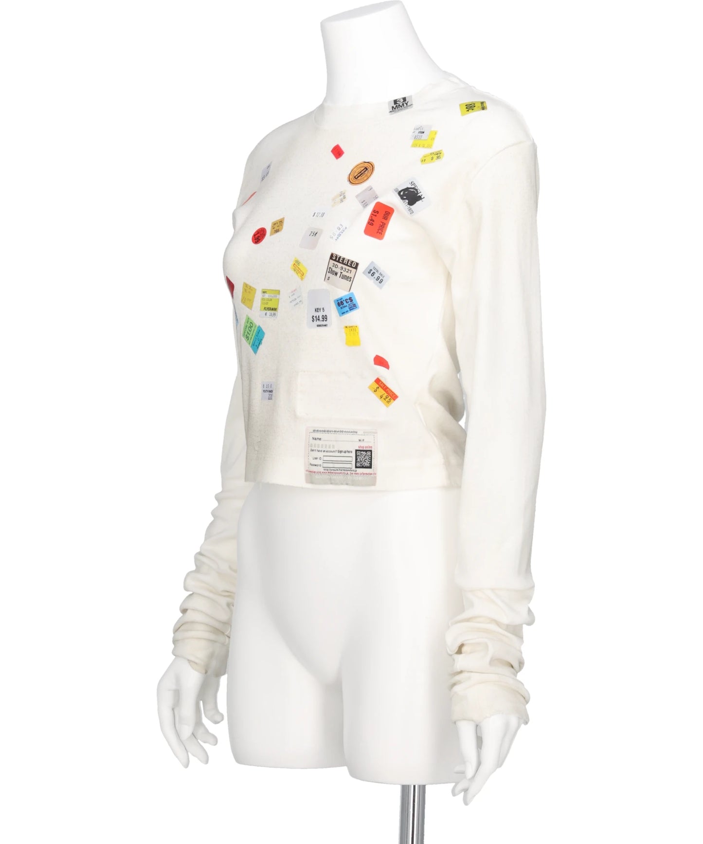 PRICE STICKER LONG SLEEVS TEE