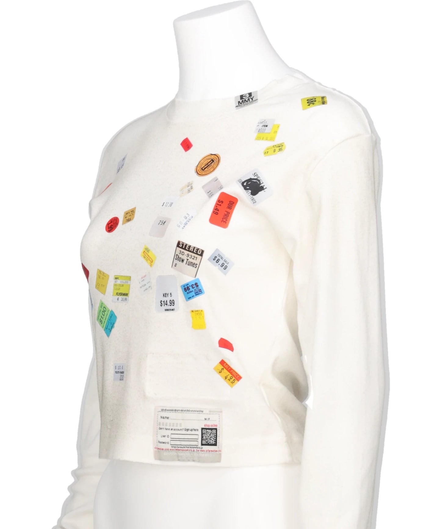 PRICE STICKER LONG SLEEVS TEE