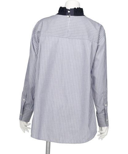 SCALLOP FRAME PULLOVER