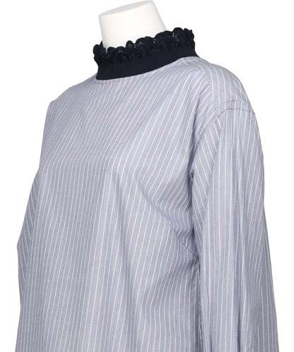 SCALLOP FRAME PULLOVER