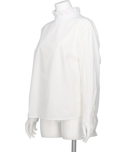 SCALLOP FRAME PULLOVER