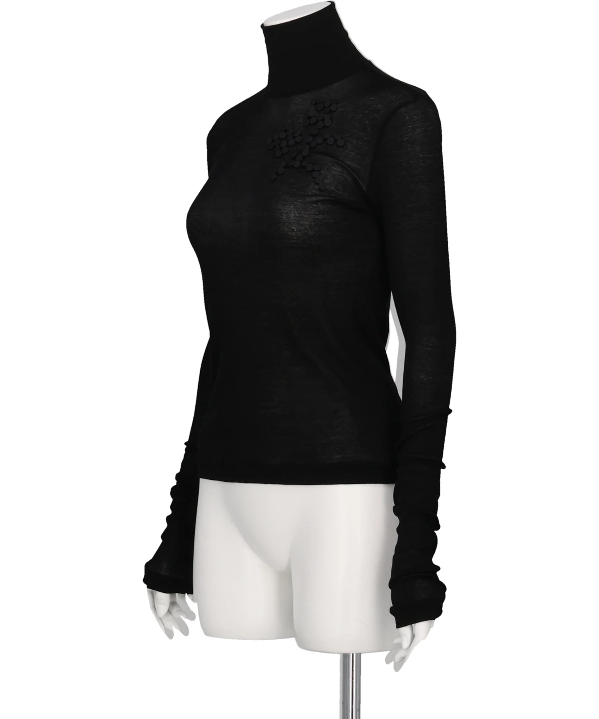 CELIA HIGH NECK EMBROIDERY TOP