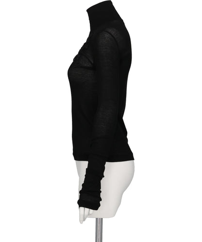 CELIA HIGH NECK EMBROIDERY TOP