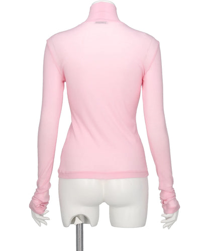 CELIA HIGH NECK EMBROIDERY TOP