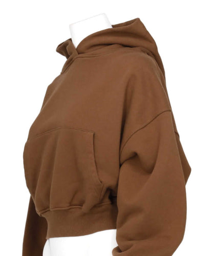CROPPED PULLOVER HOODIE