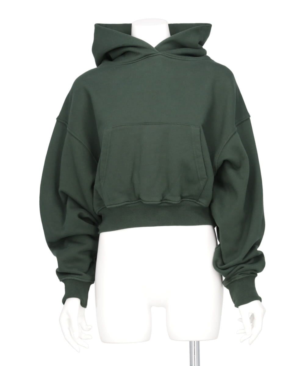 CROPPED PULLOVER HOODIE