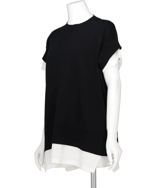 COOL POTTER KNIT LAYERED PULLOVER