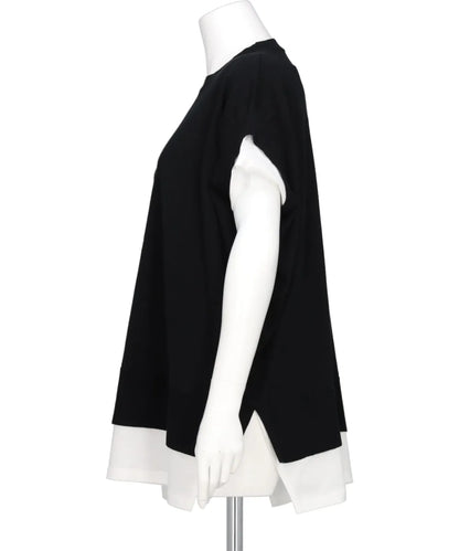 COOL POTTER KNIT LAYERED PULLOVER