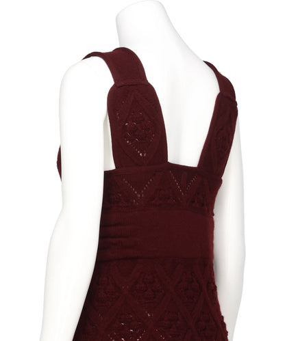 MULTI PATTERN LOW GAUGE KNITTEDSLEEVELESS TOP