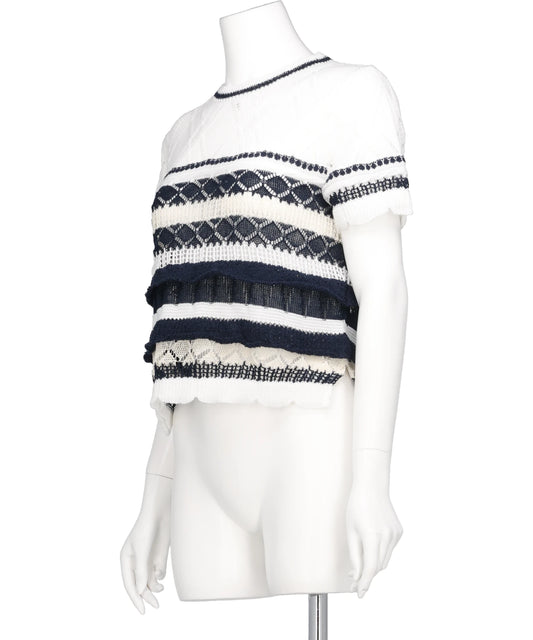 CRAZY SHORT KNIT BASQUE