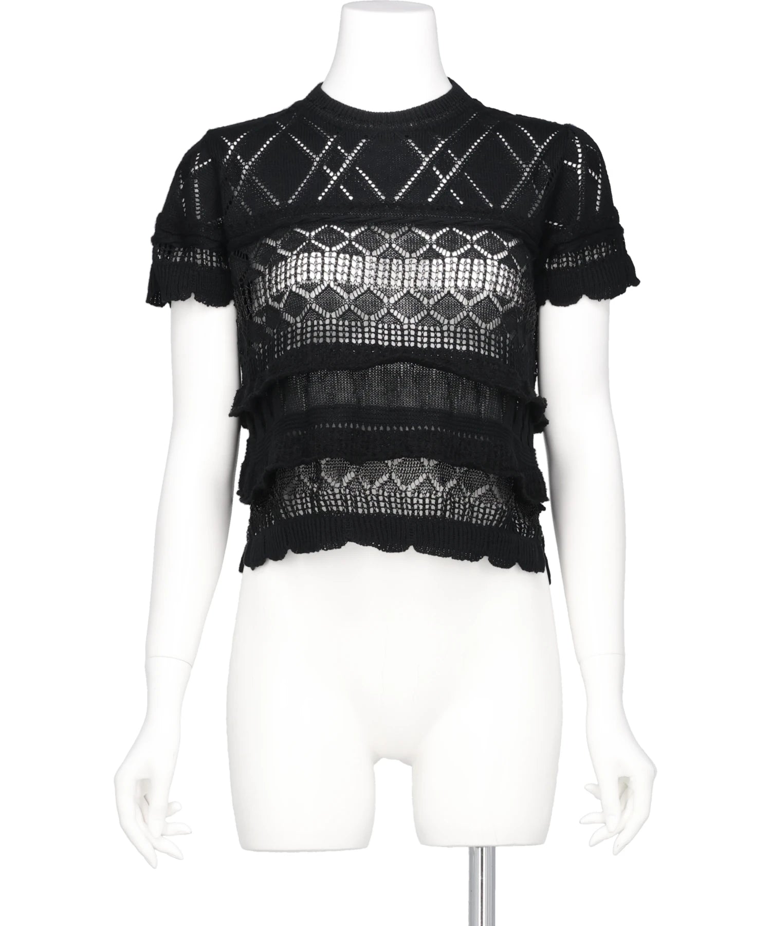 ODAKHA(オダカ) 2026SS CRAZY SHORT KNIT BASQUE OH26SS-KN11