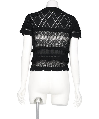 CRAZY SHORT KNIT BASQUE