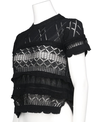 CRAZY SHORT KNIT BASQUE