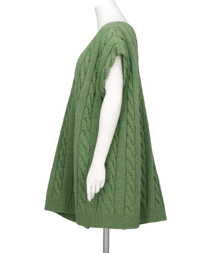 PS26AW-006-2 DISTRESSED KNIT VEST