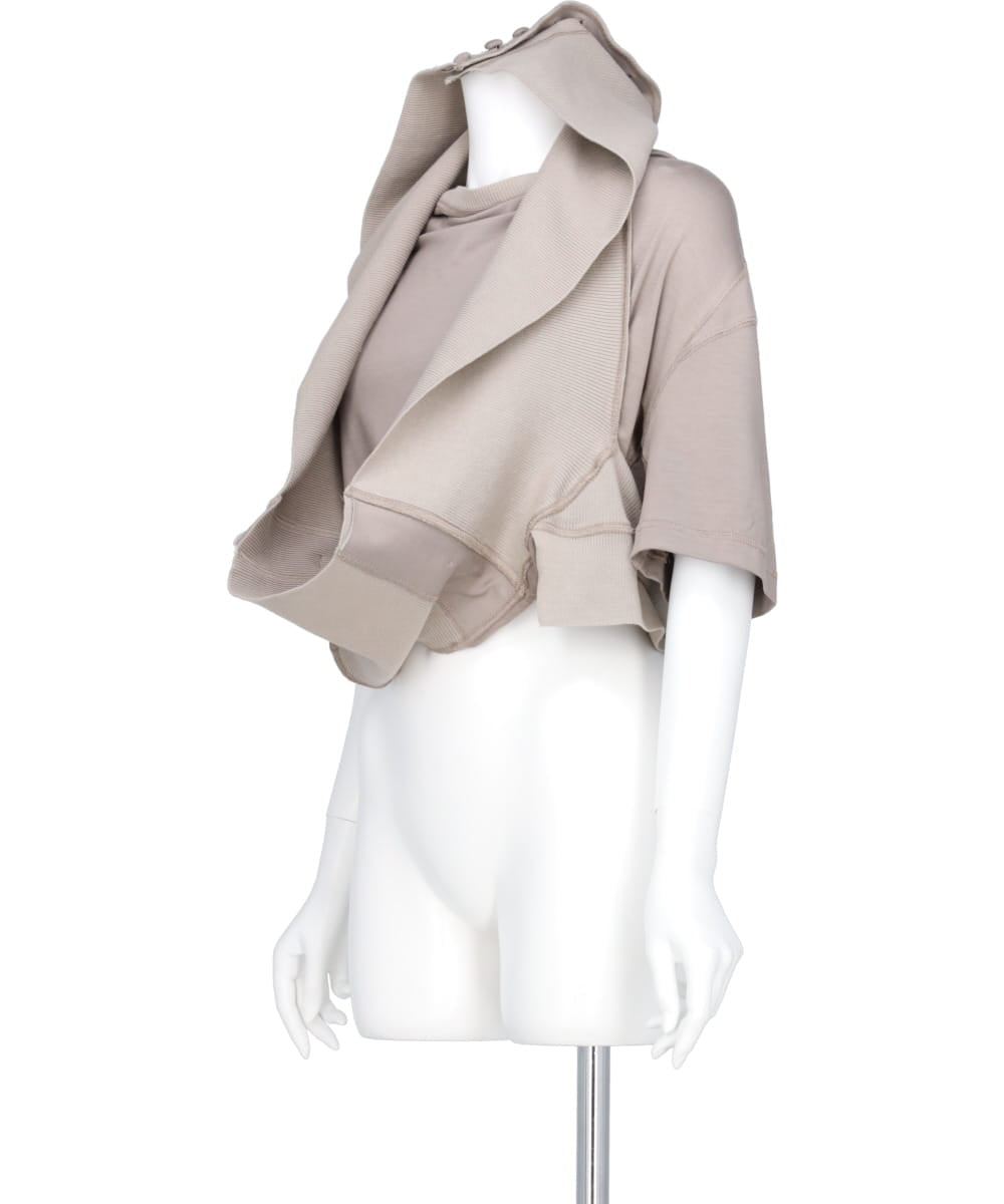 DEFORMED HOODED T-SHIRT