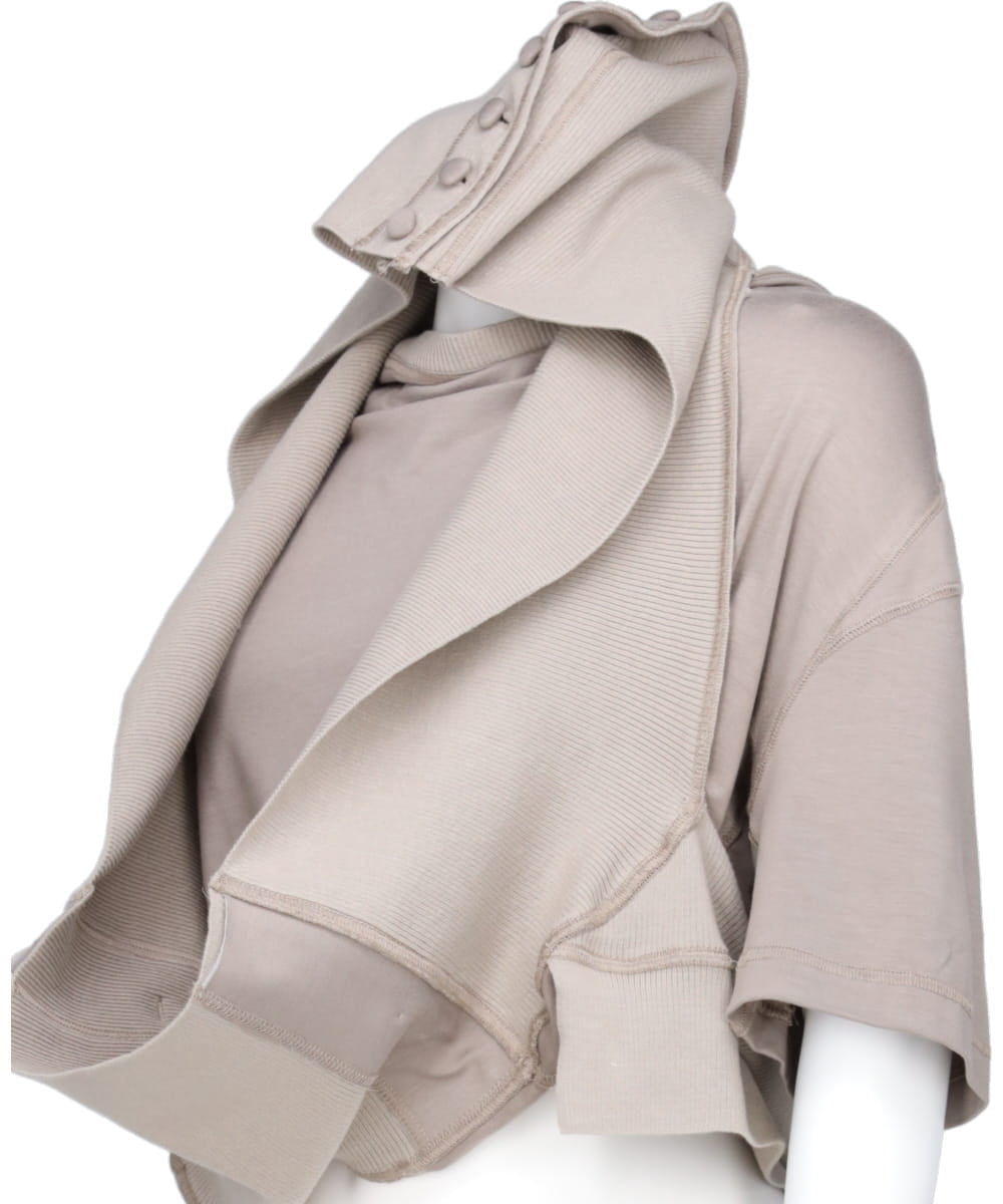 DEFORMED HOODED T-SHIRT