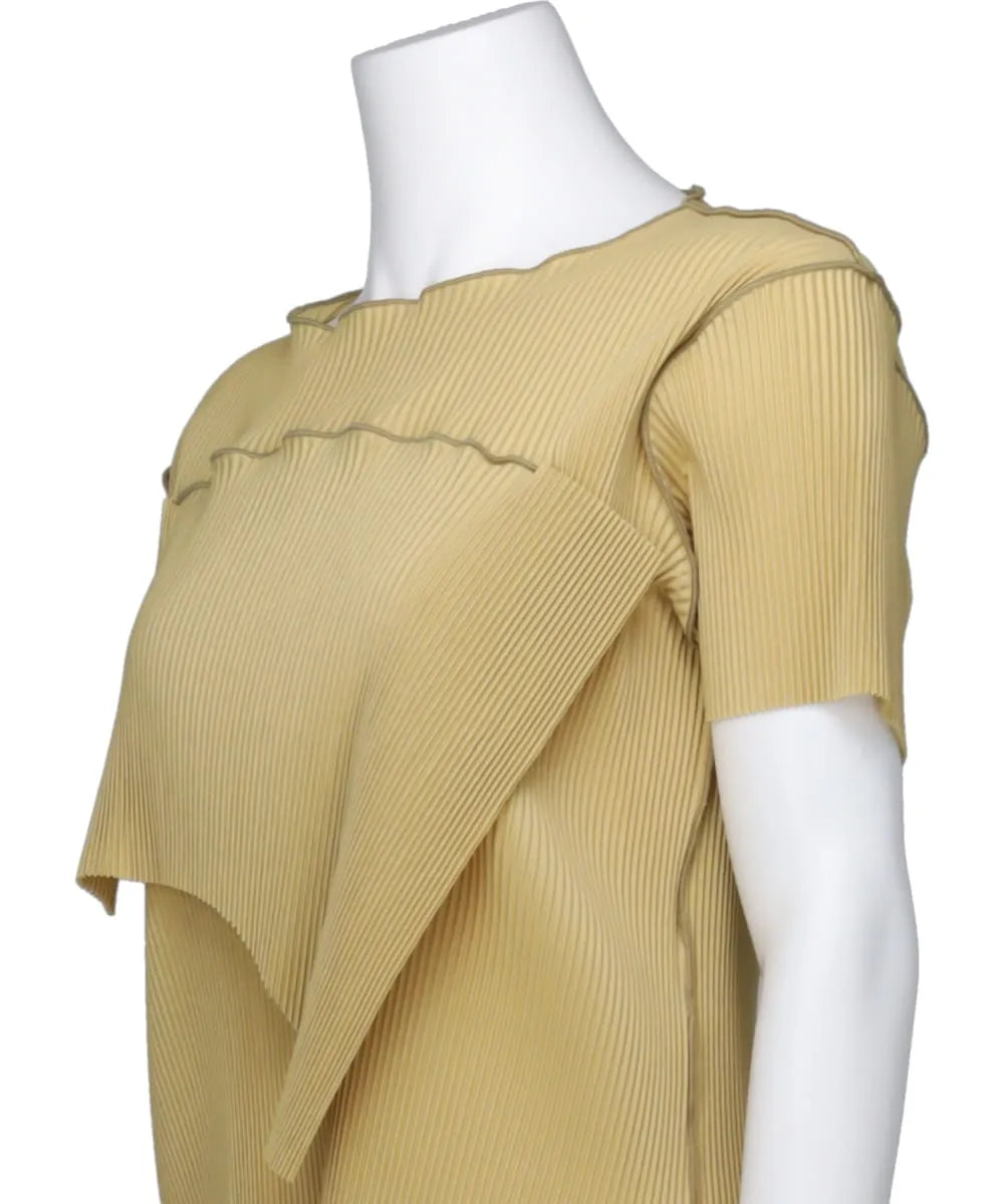 PEEPHOLE-BACK SHORT SLEEVE TOP