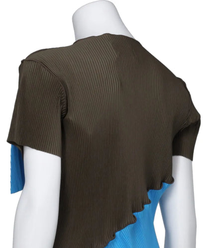 SPIRAL WAVE SHORT SLEEVE TOP