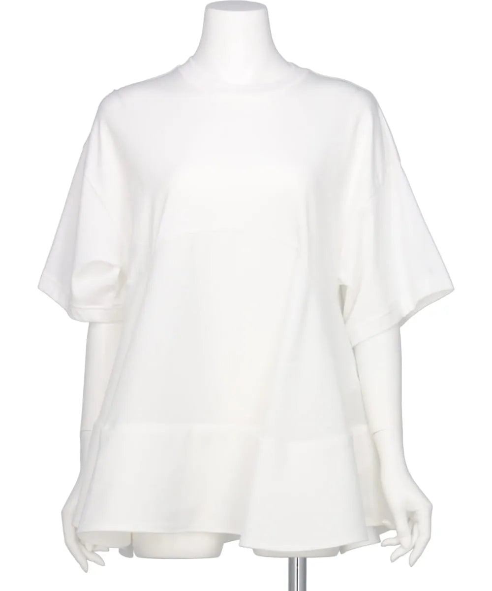 SUPIMA JERSEY FLARE DOCKING T-SHIRT