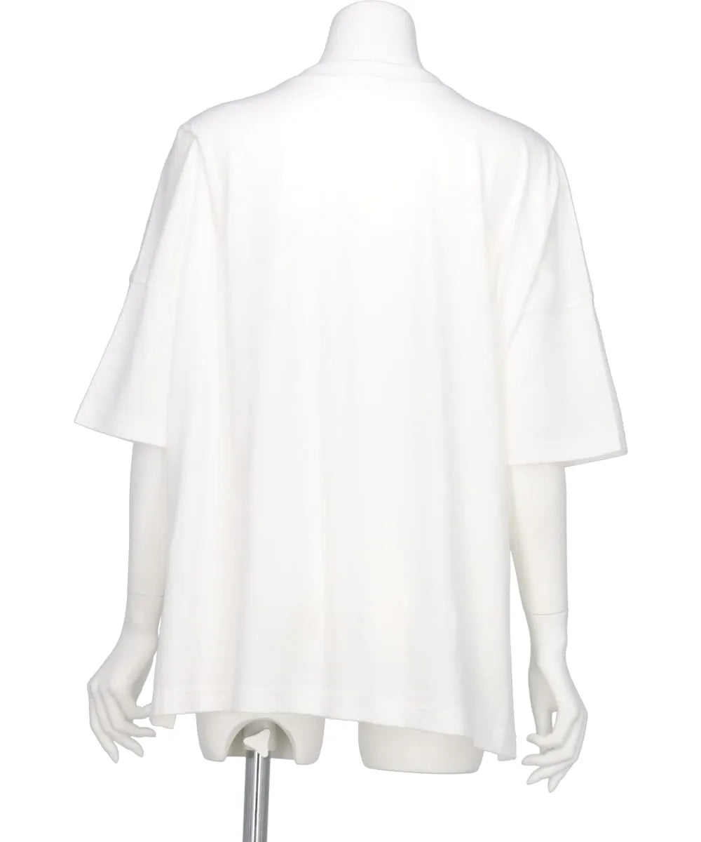 SUPIMA JERSEY SLIT BIG T-SHIRT