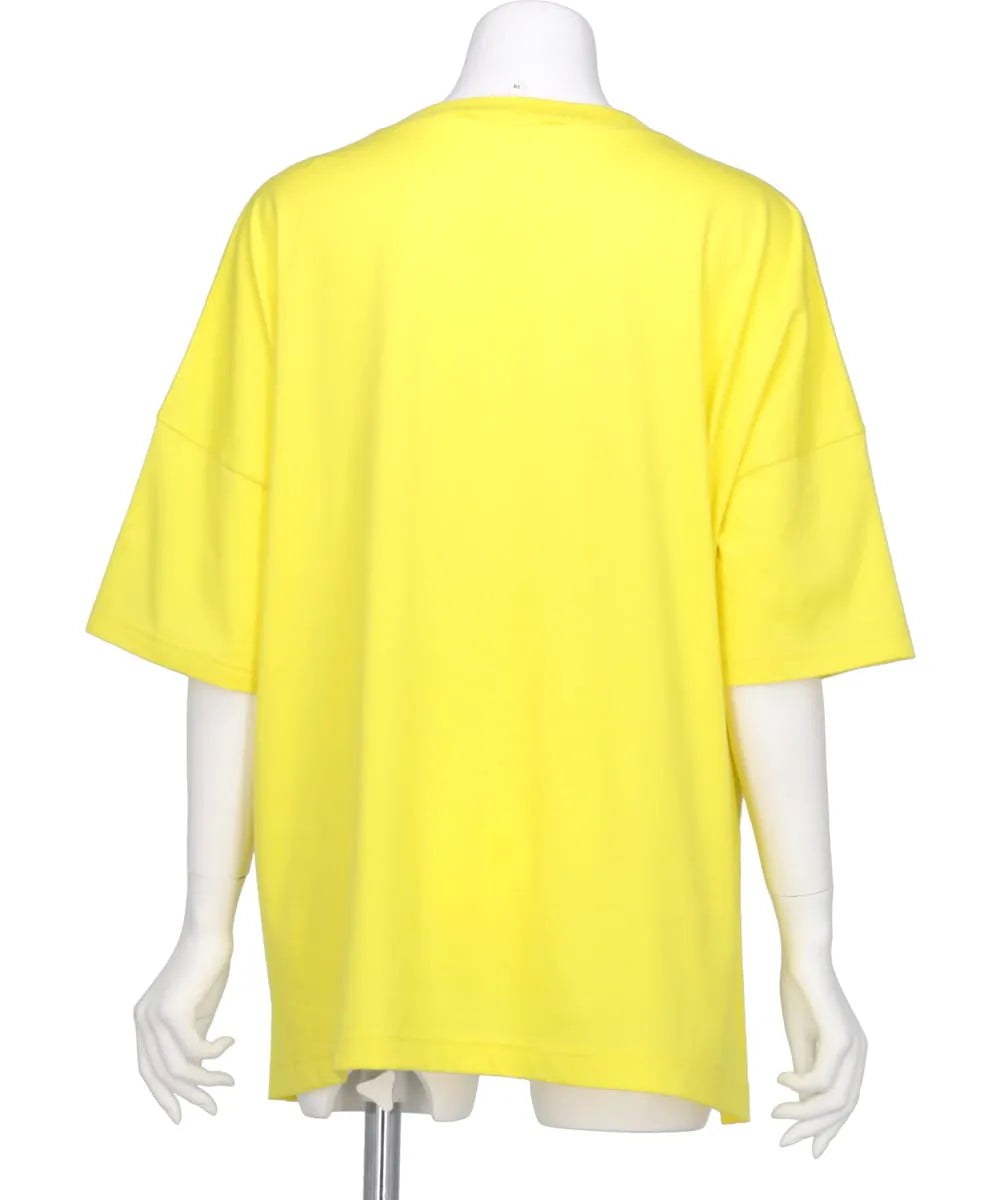 SUPIMA JERSEY SLIT BIG T-SHIRT