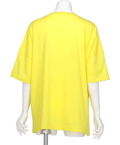 SUPIMA JERSEY SLIT BIG T-SHIRT