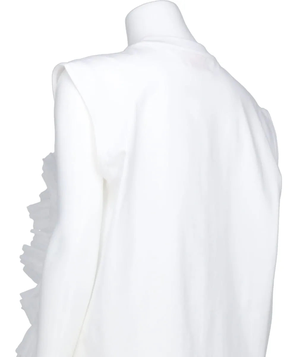 TULLE SLEEVELESS T-SHIRT