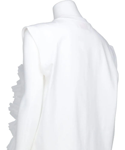 TULLE SLEEVELESS T-SHIRT