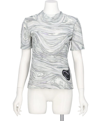 mame kurogouchi MARBLE PRINT マメクロゴウチ Mame Kurogouchi(マメクロゴウチ) MARBLE PRINT JERSEY DRESS