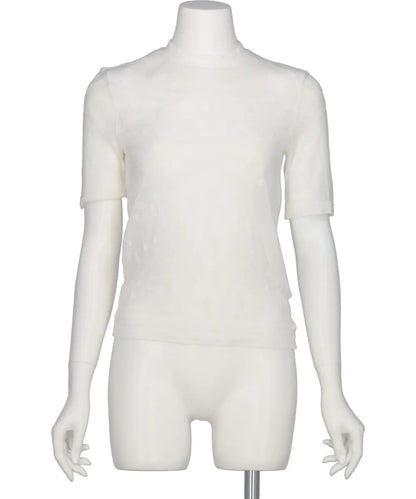 KNITTED CREW NECK TOP