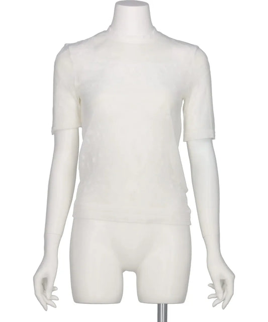 KNITTED CREW NECK TOP