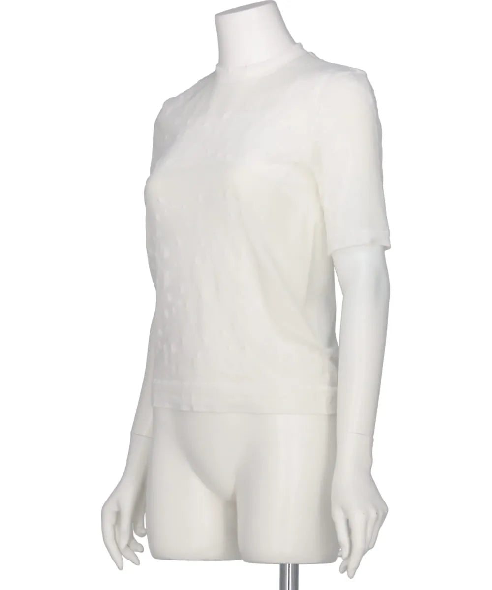 KNITTED CREW NECK TOP