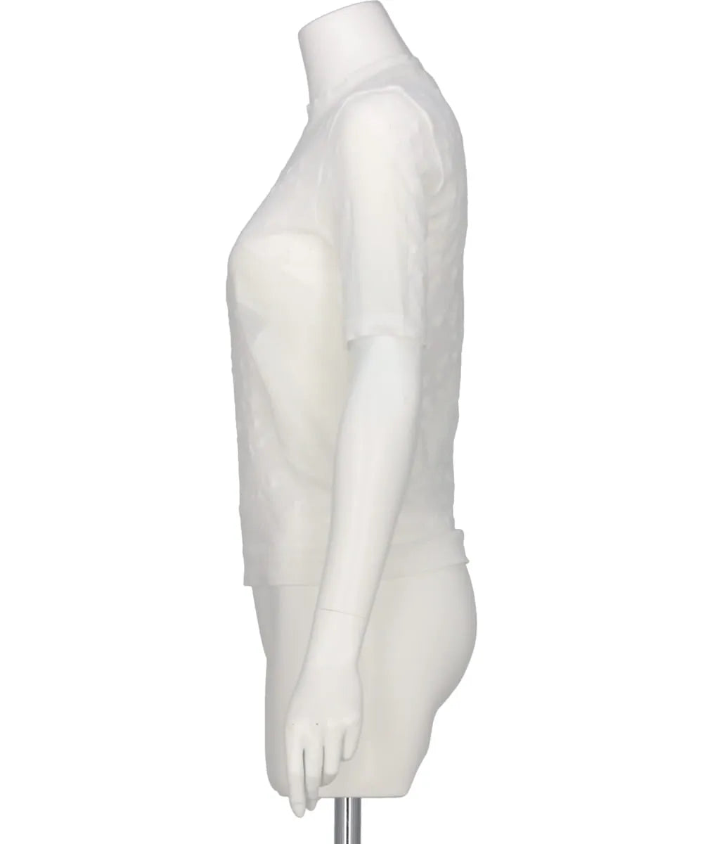 KNITTED CREW NECK TOP