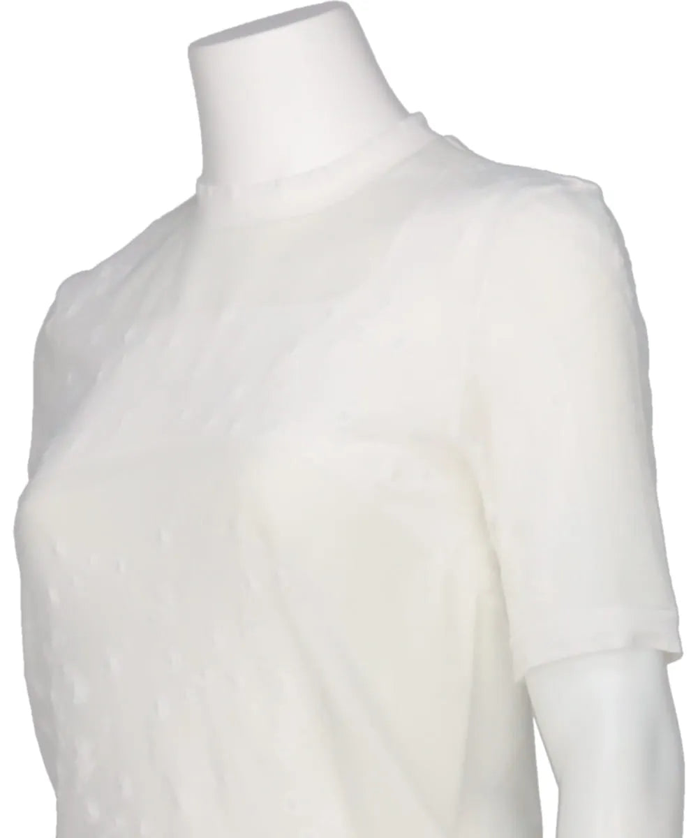 KNITTED CREW NECK TOP