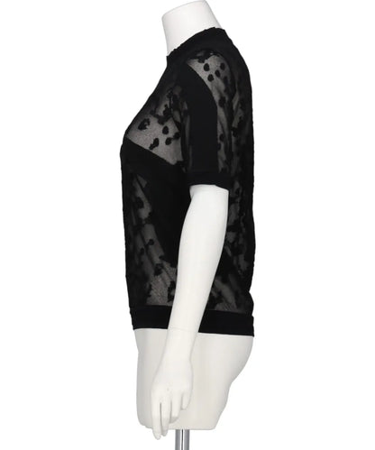 KNITTED CREW NECK TOP