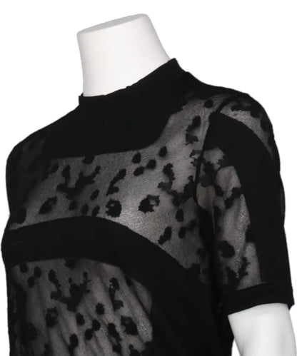 KNITTED CREW NECK TOP