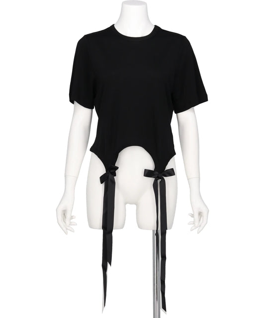 EASY SHORT SLEEVE T-SHIRT W/ BOW TAILS