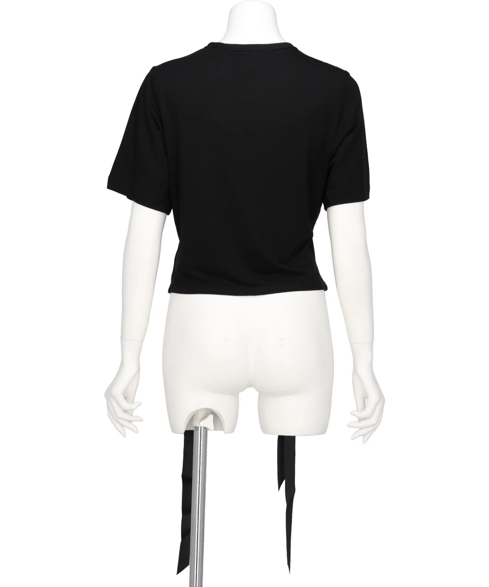 EASY SHORT SLEEVE T-SHIRT W/ BOW TAILS