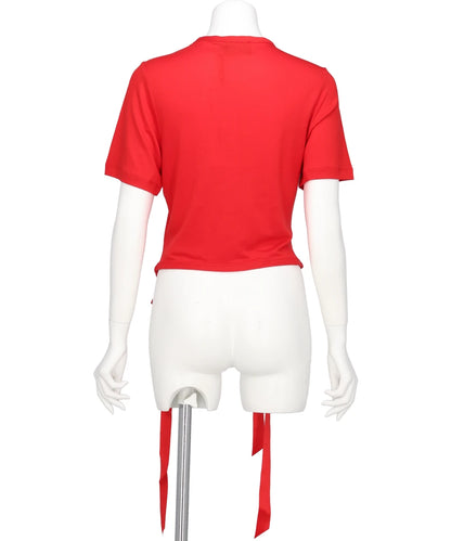 EASY SHORT SLEEVE T-SHIRT W/ BOW TAILS