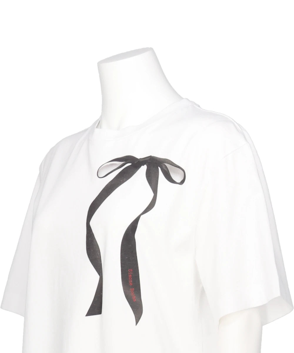 soduk ribbon long t-shirt ホワイト soduk ribbon long t-shirt ホワイト