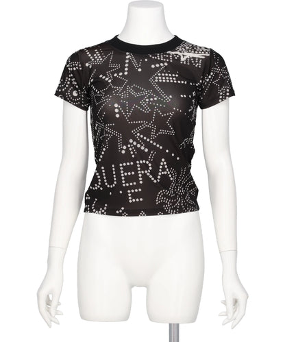 RHINESTUDS T SHIRT KNIT