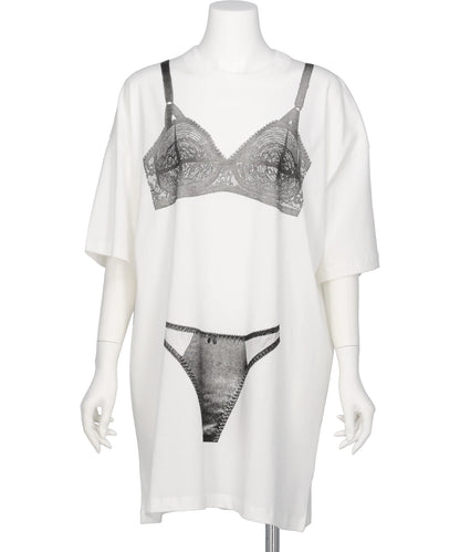 VAQUERA NYC（ヴァケラ）TROMPE L'CEIL TALL TEE KNIT