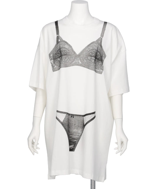 VAQUERA NYC（ヴァケラ）TROMPE L'CEIL TALL TEE KNIT