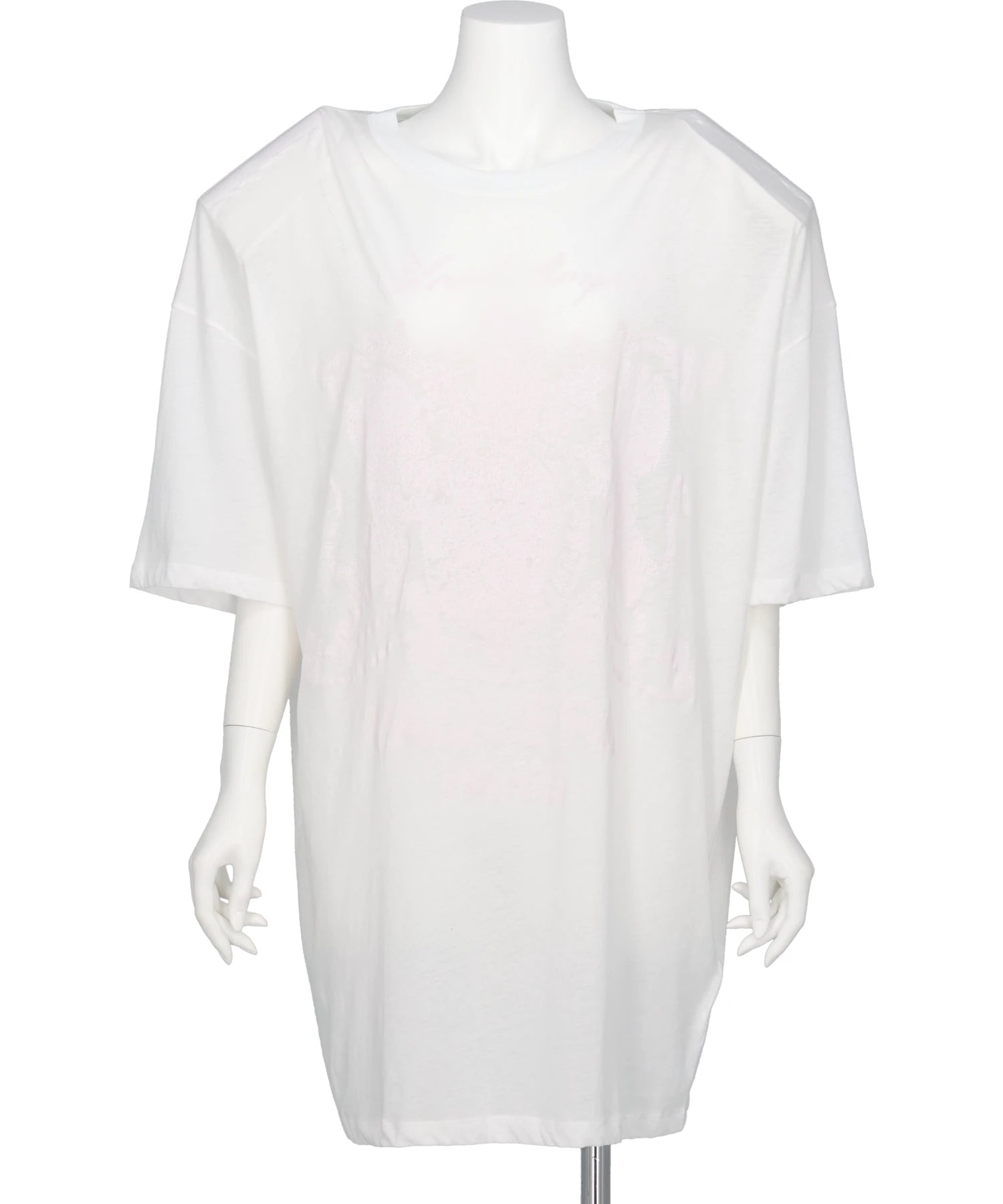 VAQUERA(ヴァケラ) SHOULDER PAD TALL TEE KNIT